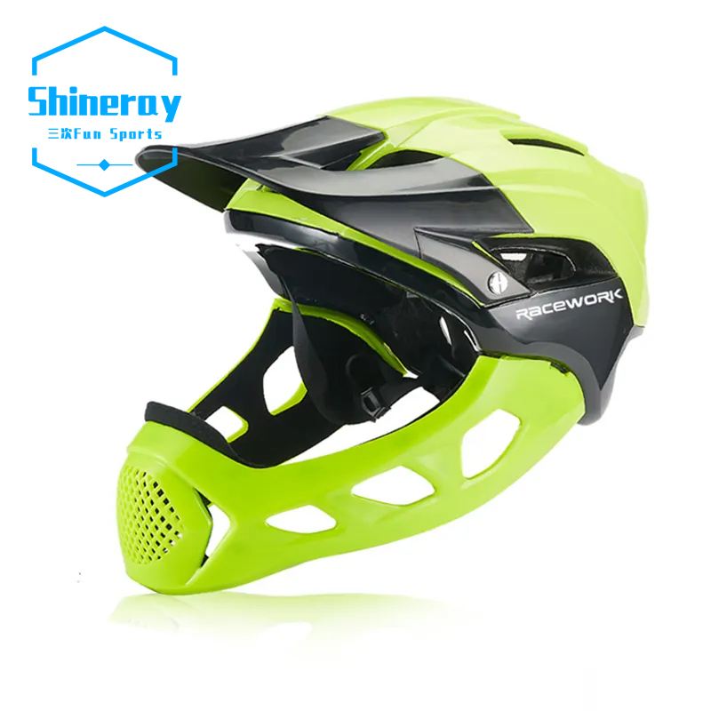 Mountain Biking Helmet Full Face - New Mountain Cross-country Bike Full Face