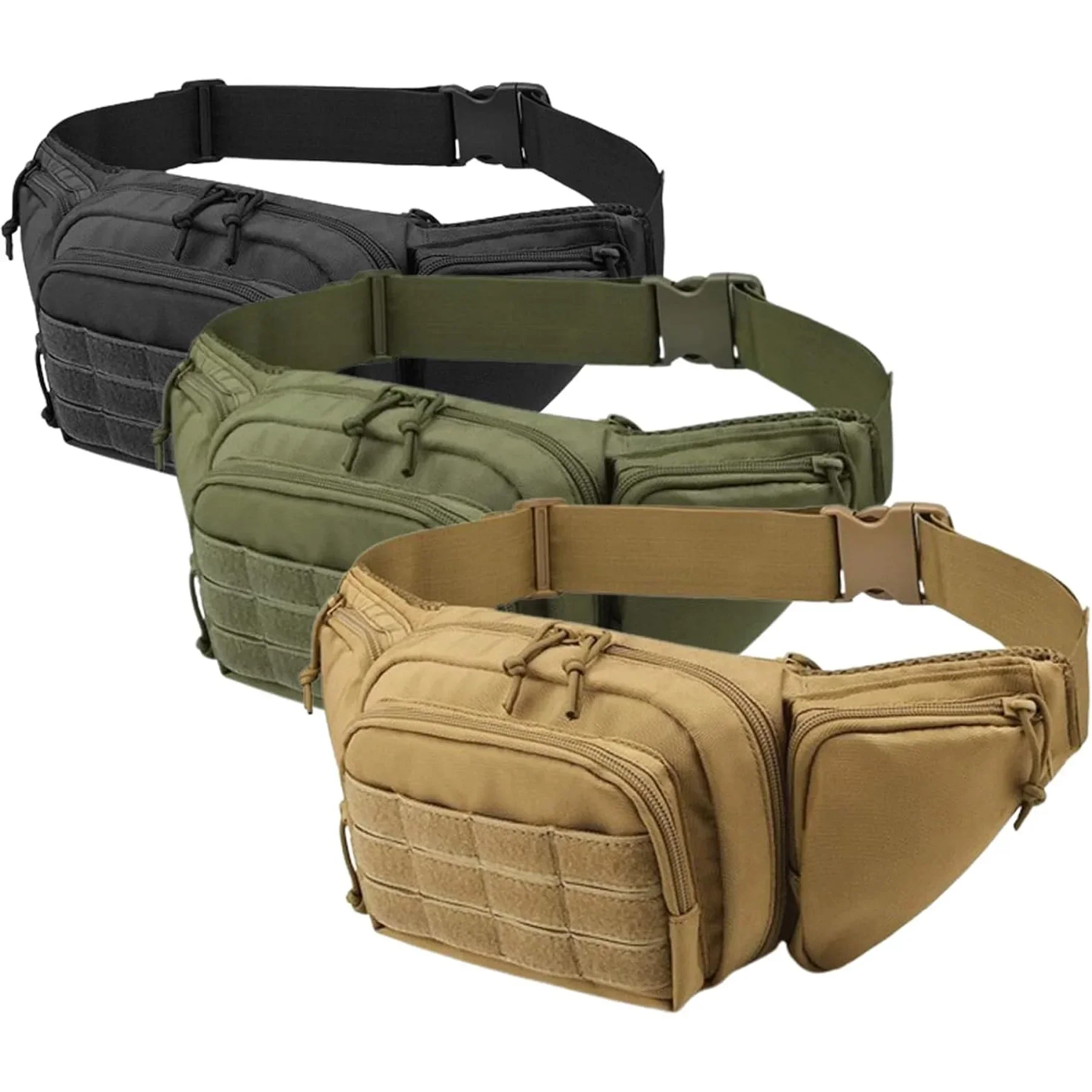 Mountain Biking Hip Pack - Packs for Men Nylon Shoulder Hiking
