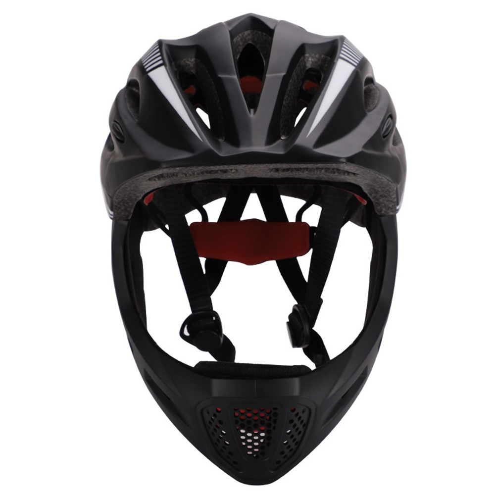 Mountain Biking Helmet Full Face - NEW LED Kids Full Face MTB