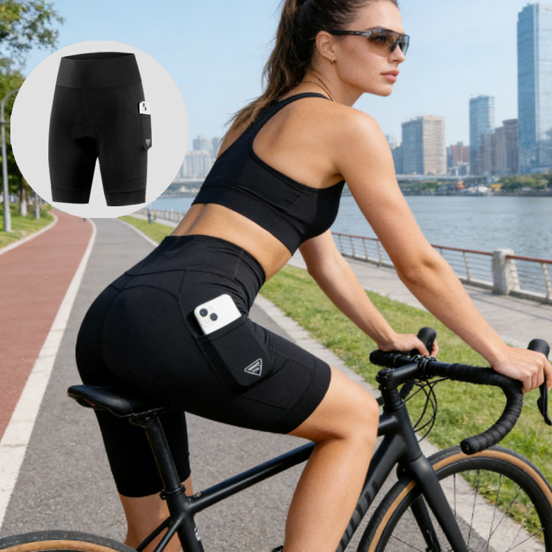 Mountain Biking Shorts Women - 1pcs Women's 4D Padded Cycling Shorts,