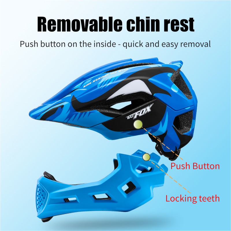 BATFOX Kids Full Face Bike Hel – Mountain Biking Helmet Full Face recenzja i cena