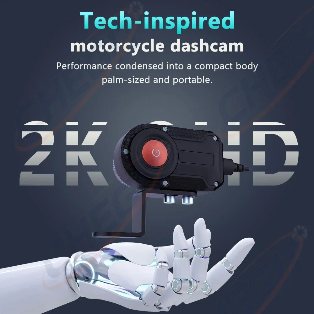 Motorcycle DVR 2K HD WiFi With – Mountain Biking Videos recenzja i cena