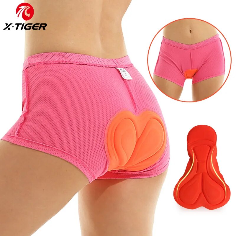 X-TIGER Cycling Underwear 3D P – Mountain Biking Shorts Women recenzja i cena