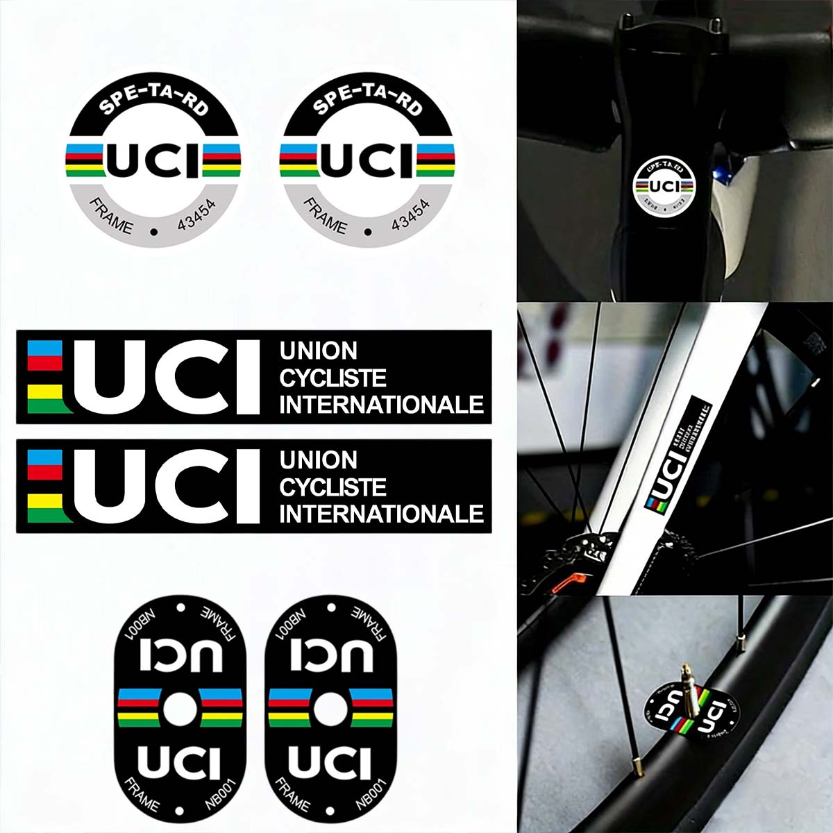 UCI Cycling Frame Stickers Dur – Mountain Biking Quotes recenzja i cena