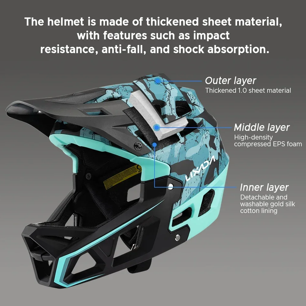 Mountain Bike Safety Cycling G – Mountain Biking Helmet Full Face recenzja i cena