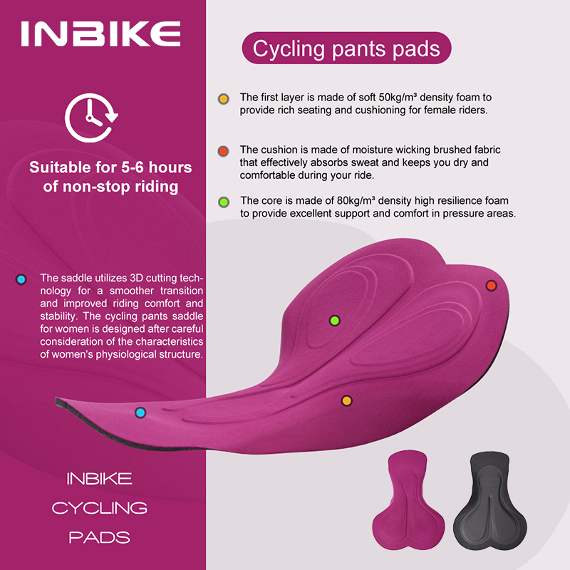 INBIKE Women's Bike Shorts Pad – Mountain Biking Shorts Women recenzja i cena