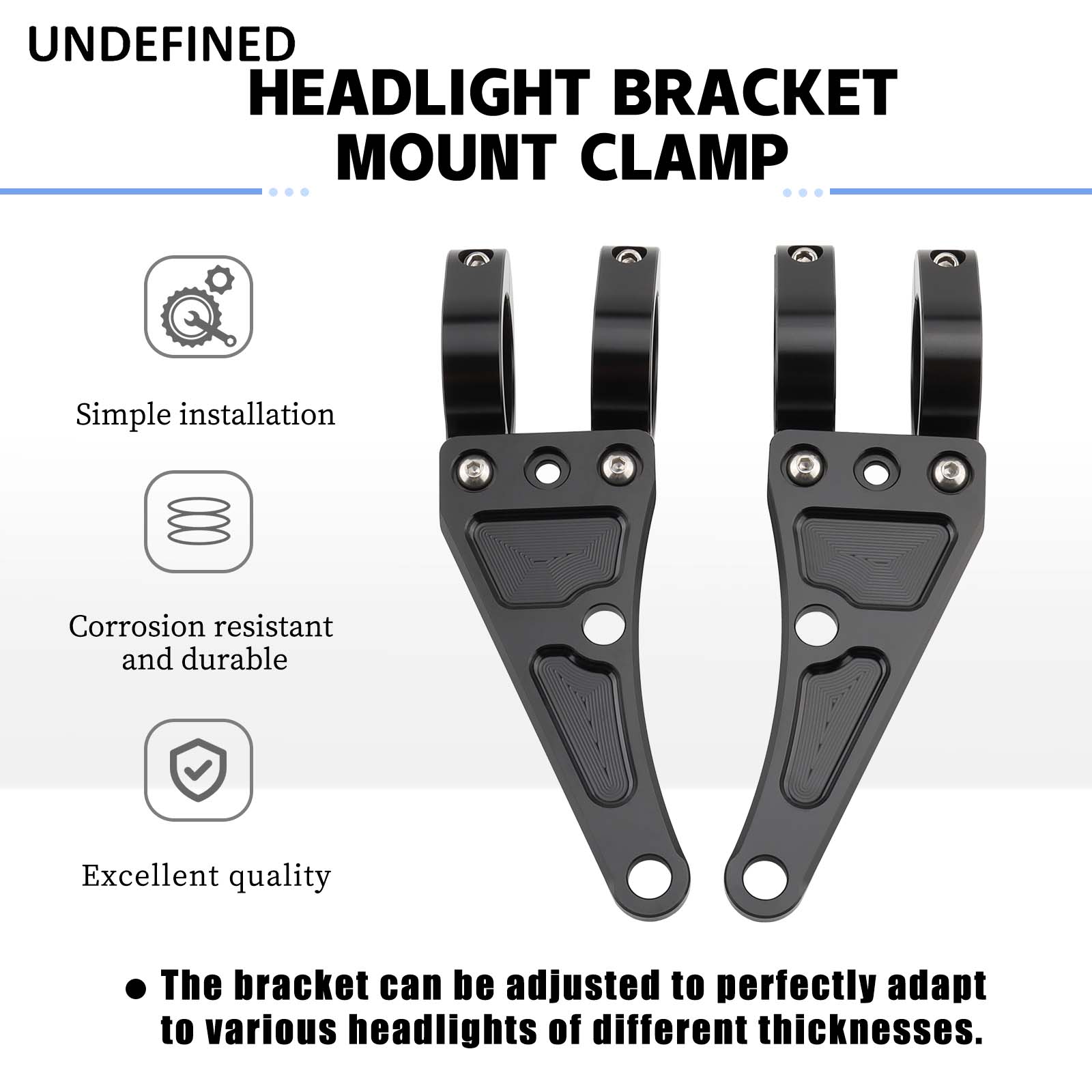 33mm-58mm Headlight Bracket Mo – Mountain Biking Las Vegas recenzja i cena