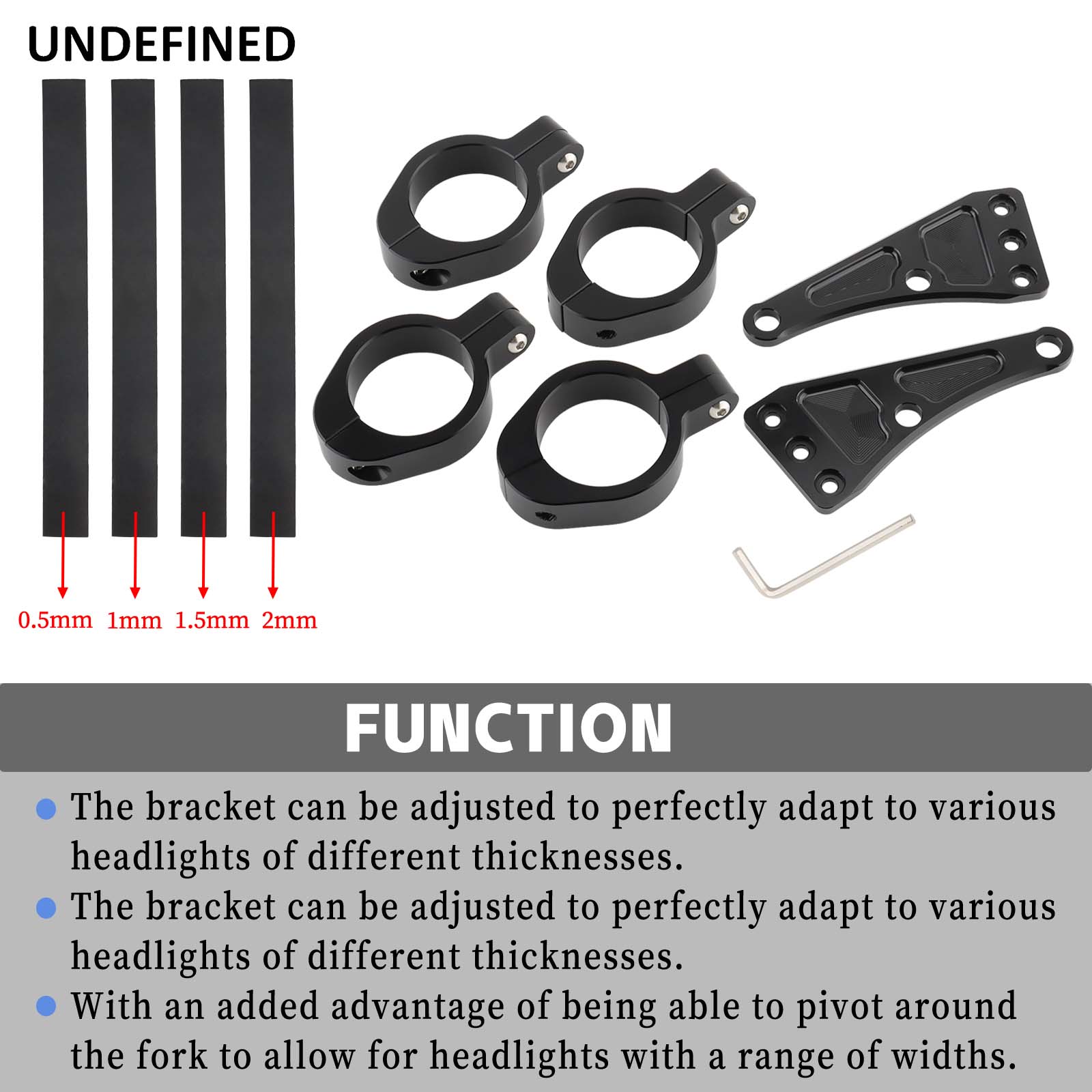 33mm-58mm Headlight Bracket Mo – Mountain Biking Las Vegas recenzja i cena