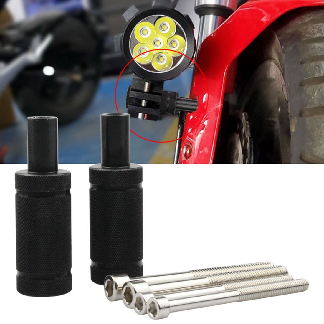 Motorcycle Headlight Mount Hol – Mountain Biking Las Vegas recenzja i cena