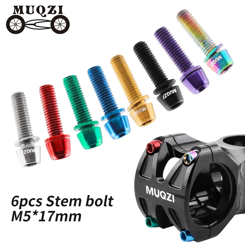 MUQZI 6pcs Stem Bolts M5x17mm  – Handlebar Riser Stem recenzja i cena