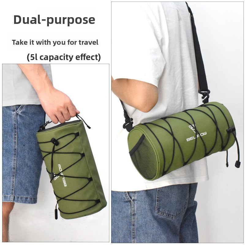 2L/5LBike Handlebar Bag Bicycl – Mountain Biking Hip Pack recenzja i cena