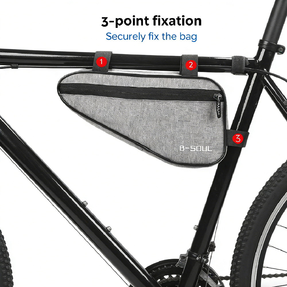 1PCS Bike Triangle Frame Bag - – Mountain Biking Hip Pack recenzja i cena