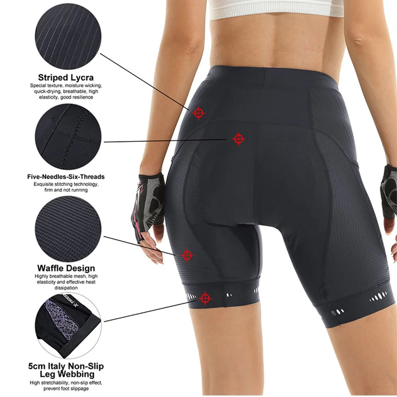 X-TIGER Women Cycling Shorts R – Mountain Biking Shorts Women recenzja i cena
