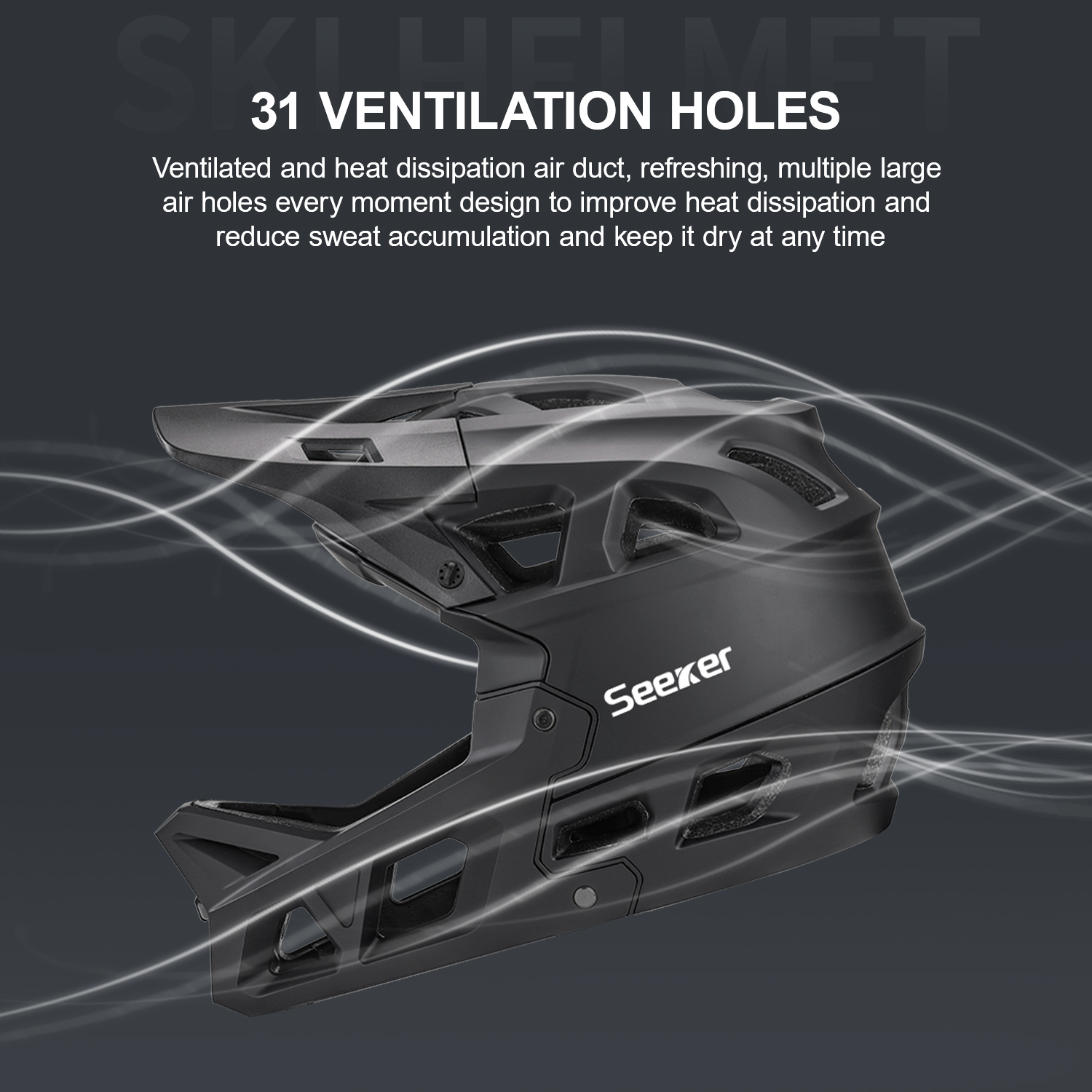 Seeker bicycle off-road full-f – Mountain Biking Helmet Full Face recenzja i cena