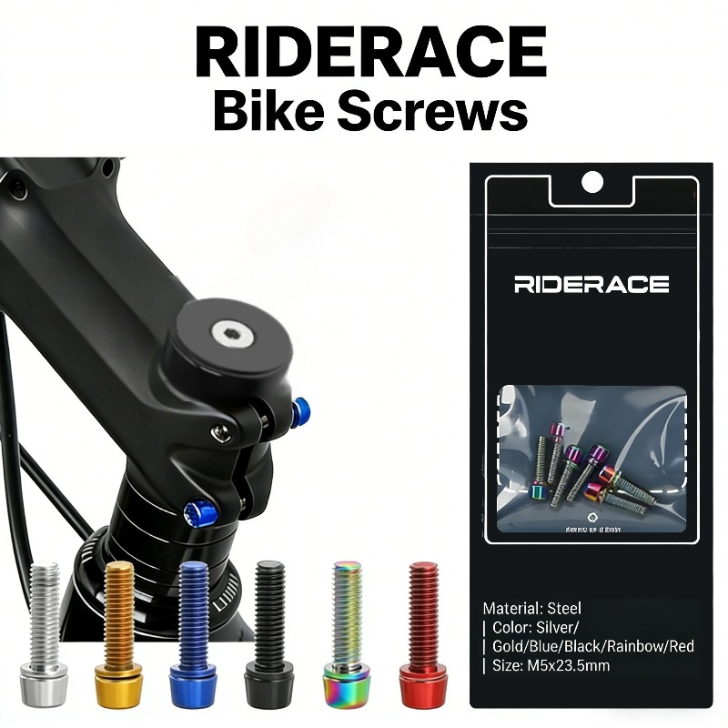 6pcs Set Titanium Plated M5 18 – Handlebar Riser Stem recenzja i cena