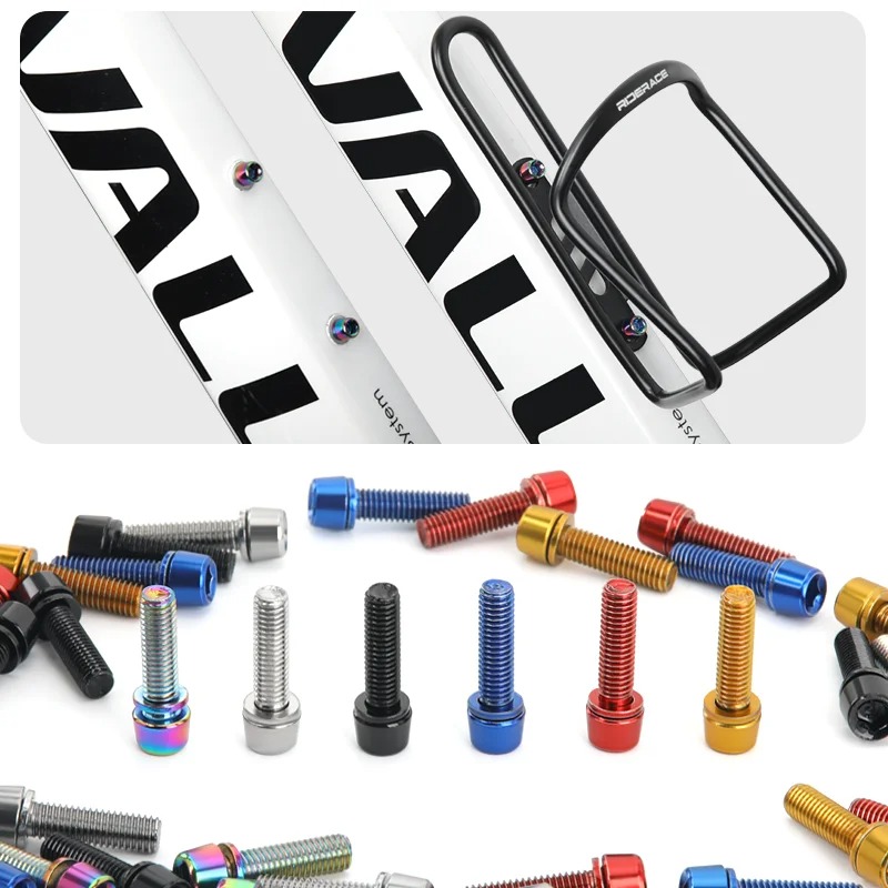 6pcs Set Titanium Plated M5 18 – Handlebar Riser Stem recenzja i cena