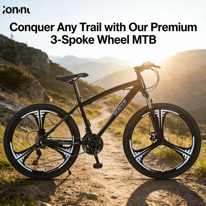 Black 24-inch Three-Knife Moun – Mountain Biking Gear recenzja i cena