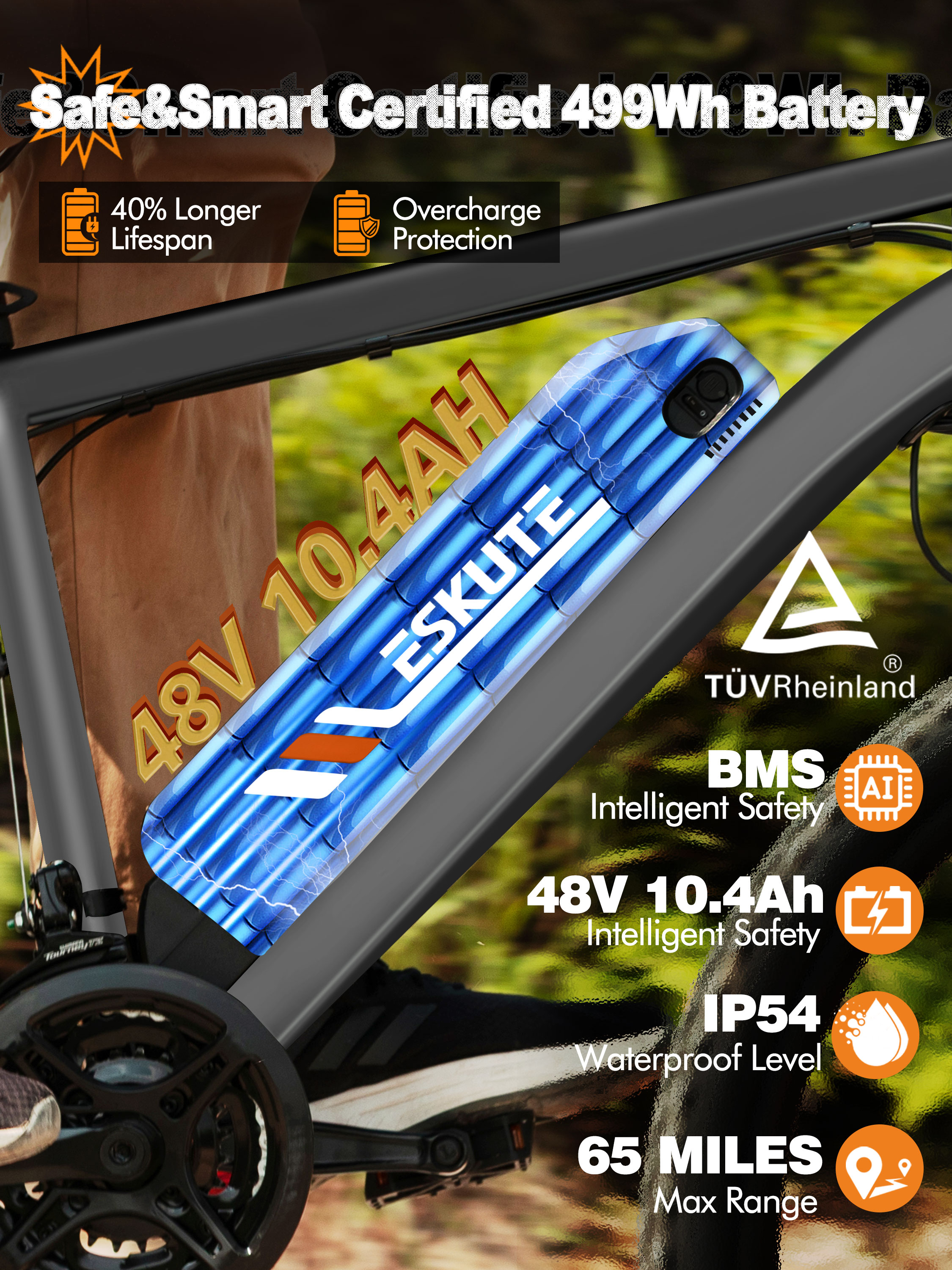 ESKUTE M200 Electric Bicycle   – Mountain Biking Gear recenzja i cena